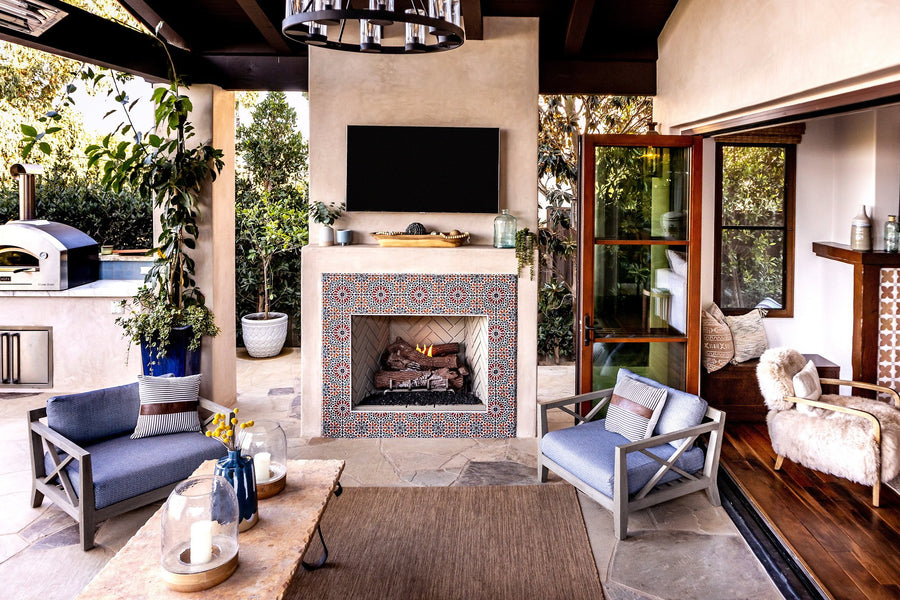 Palos Verdes Kaleidoscope Fireplace