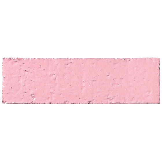 2x8 glazed brick in Bubble Gum