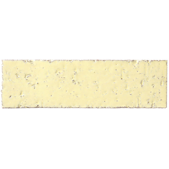 2x8 glazed brick in Egg Cream