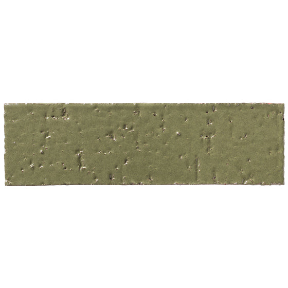 2x8 glazed brick in Kelp