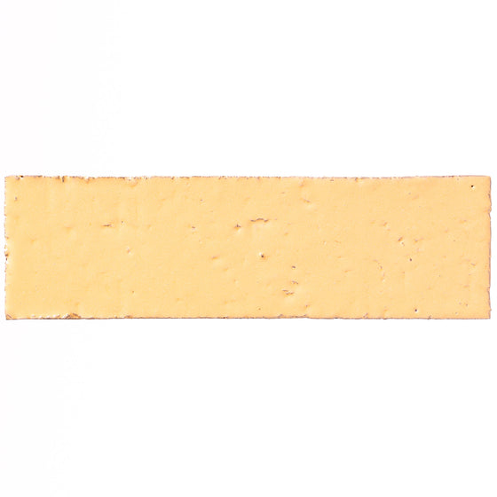 2x8 glazed brick in Lemon Scent