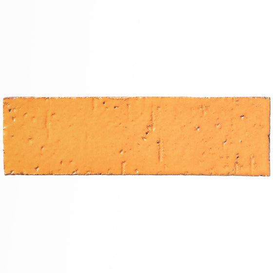 2x8 glazed brick in Mandarin