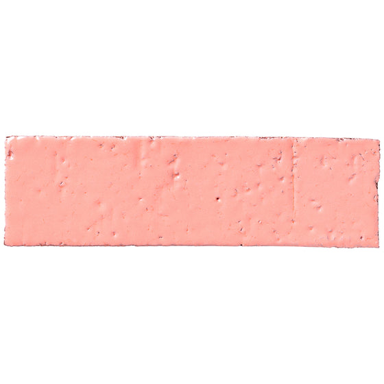 2x8 glazed brick in Peach Pie