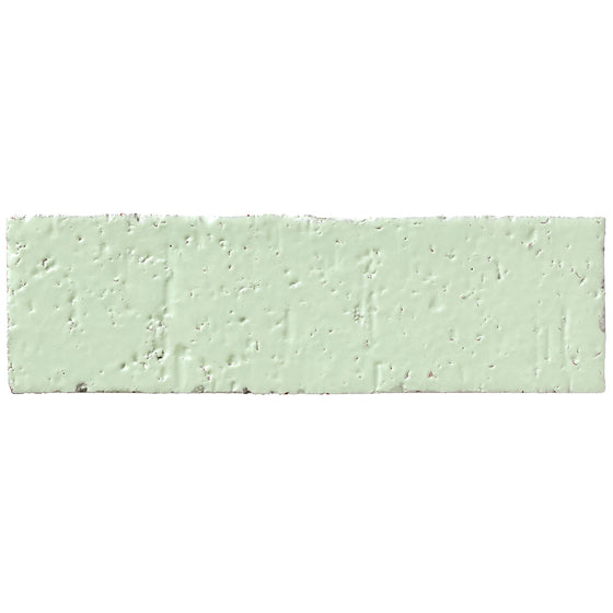 2x8 glazed brick in Peppermint