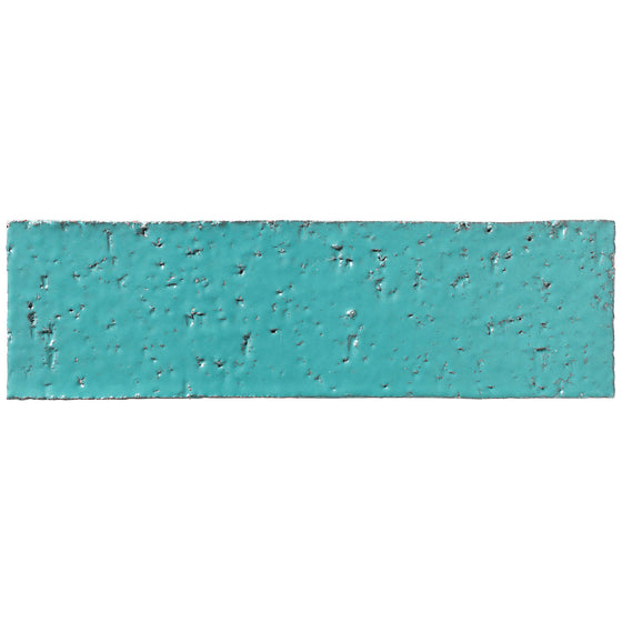 2x8 glazed brick in Real Teal
