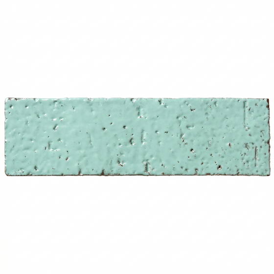 2x8 glazed brick in Sea Foam