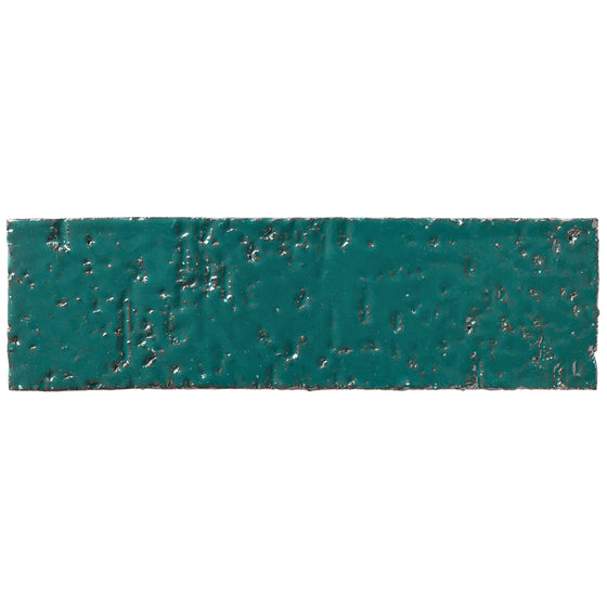 2x8 glazed brick in Viridian