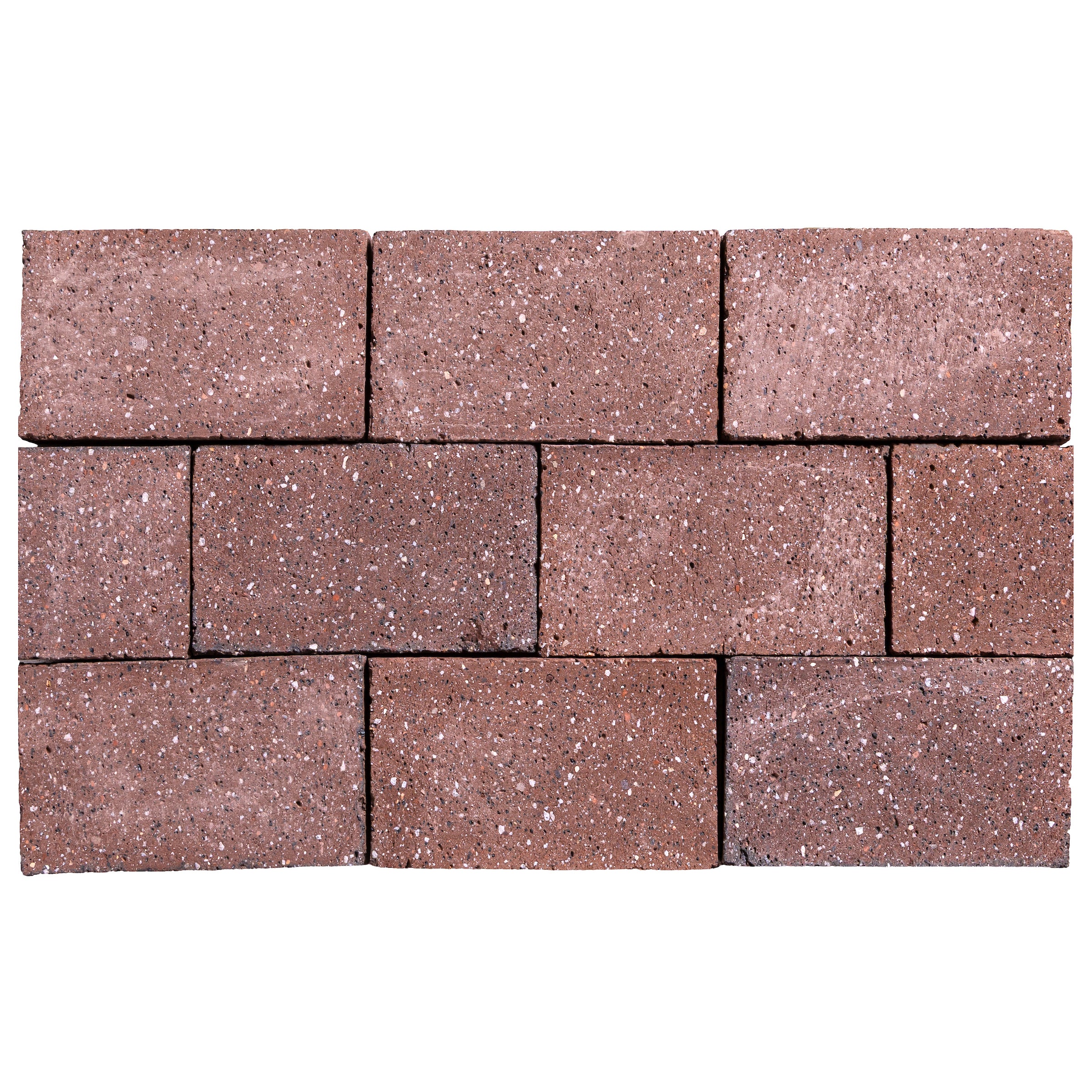 Artazzo Clay 2x4 in Barro, showing the cut aggregate face
