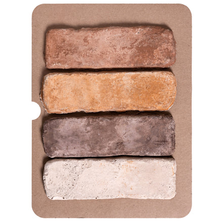 Antik 2x8 Cream Fraiche Limestone Cardboard Sample