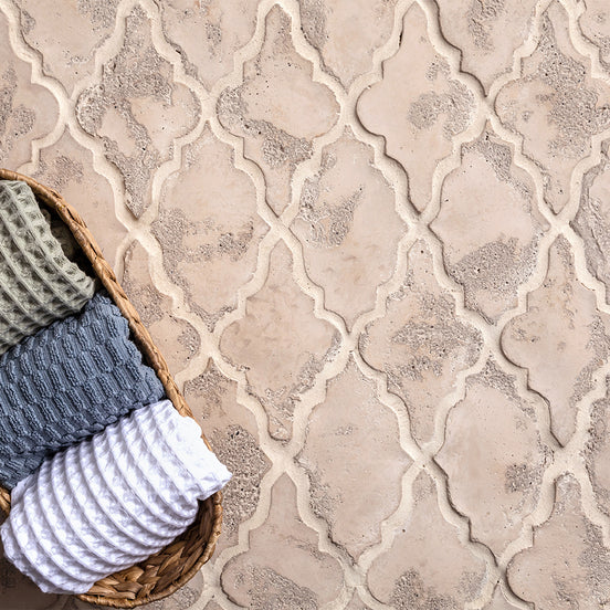 In Stock Artillo Arabesque Pattern 12 Hacienda Limestone