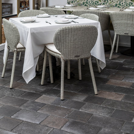 Italian Porcelain 18mm Thick 8x12 Nero KONFORT