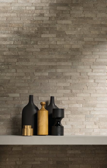 Italian Porcelain 10 Murotto 6x24 Crema