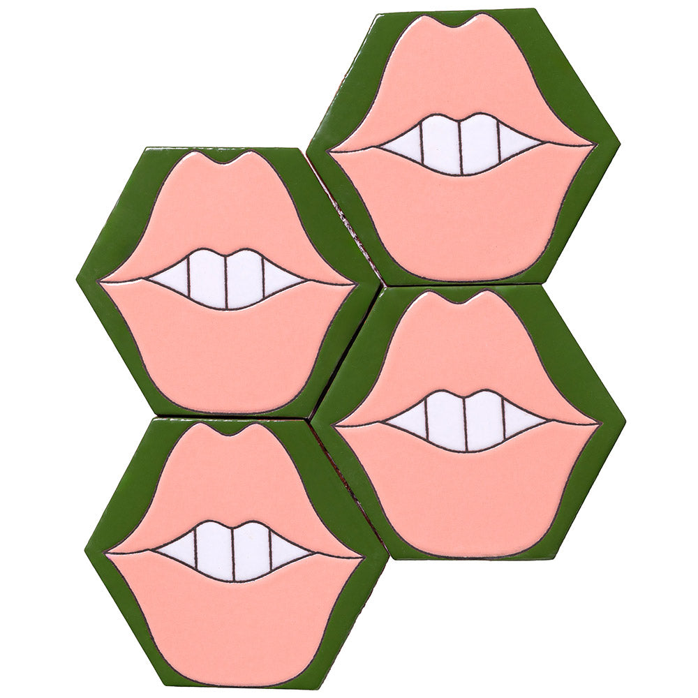 Palm Royale Pucker Up 2 - 6" Hexagon