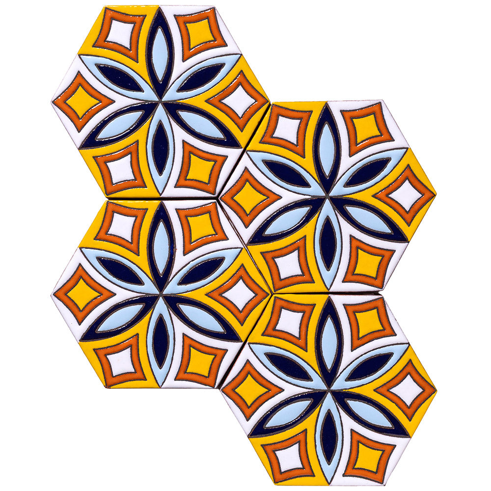 Palm Royale Sea Spray 2 - 6" Hexagon