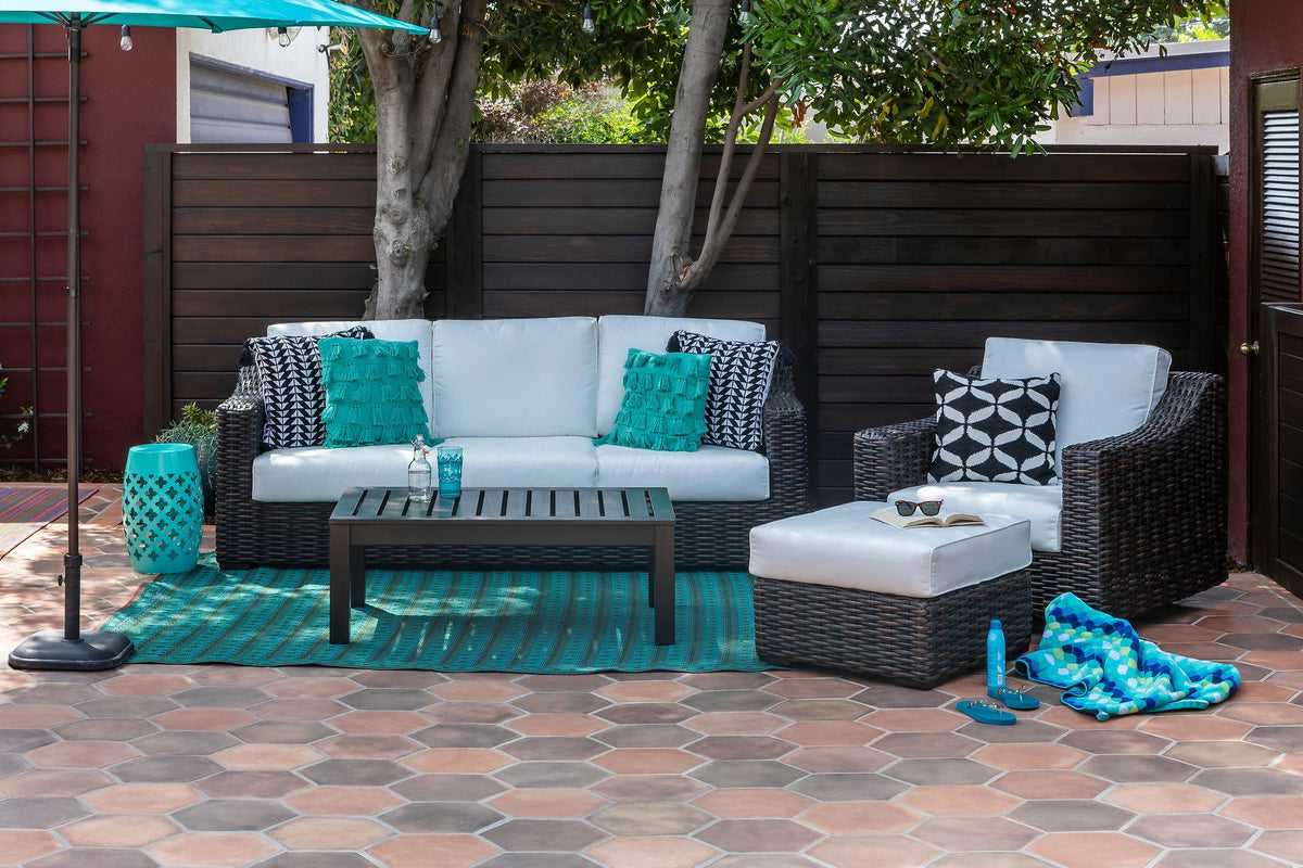 Lounge area on Josie Blend hexagon