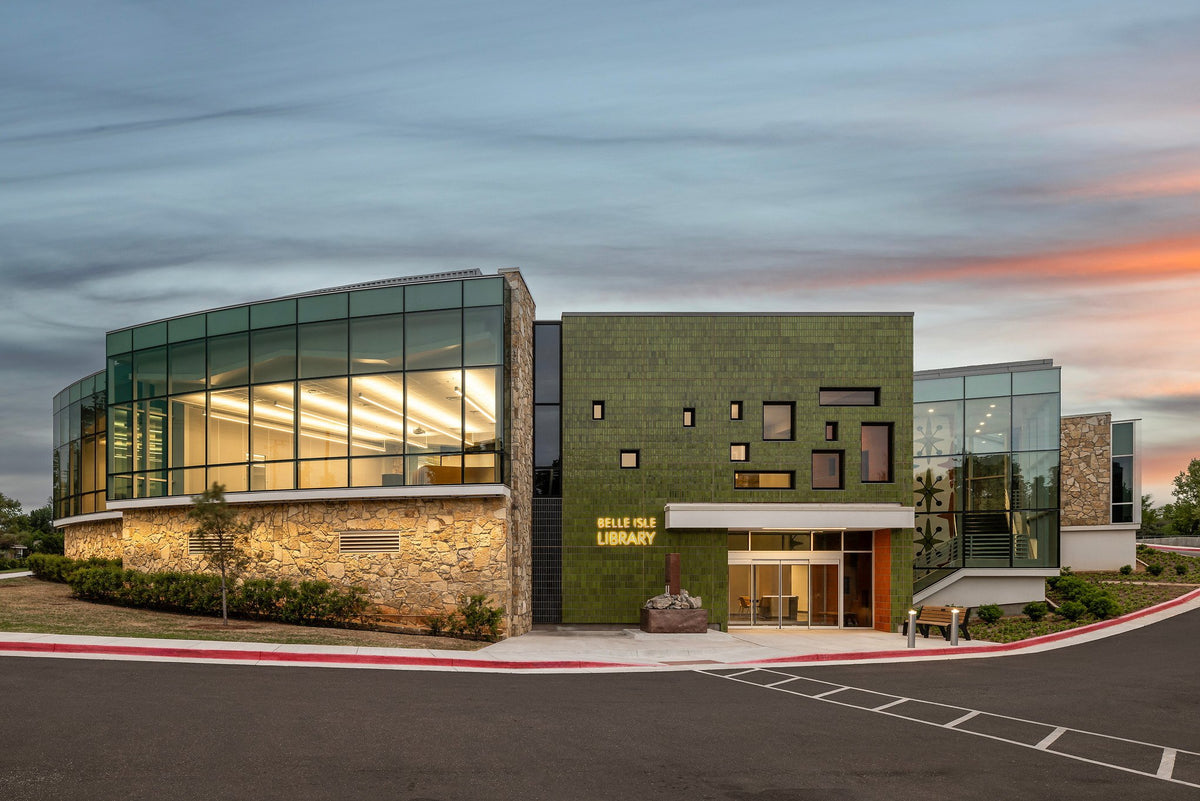 Guacamole brick entrance at dusk