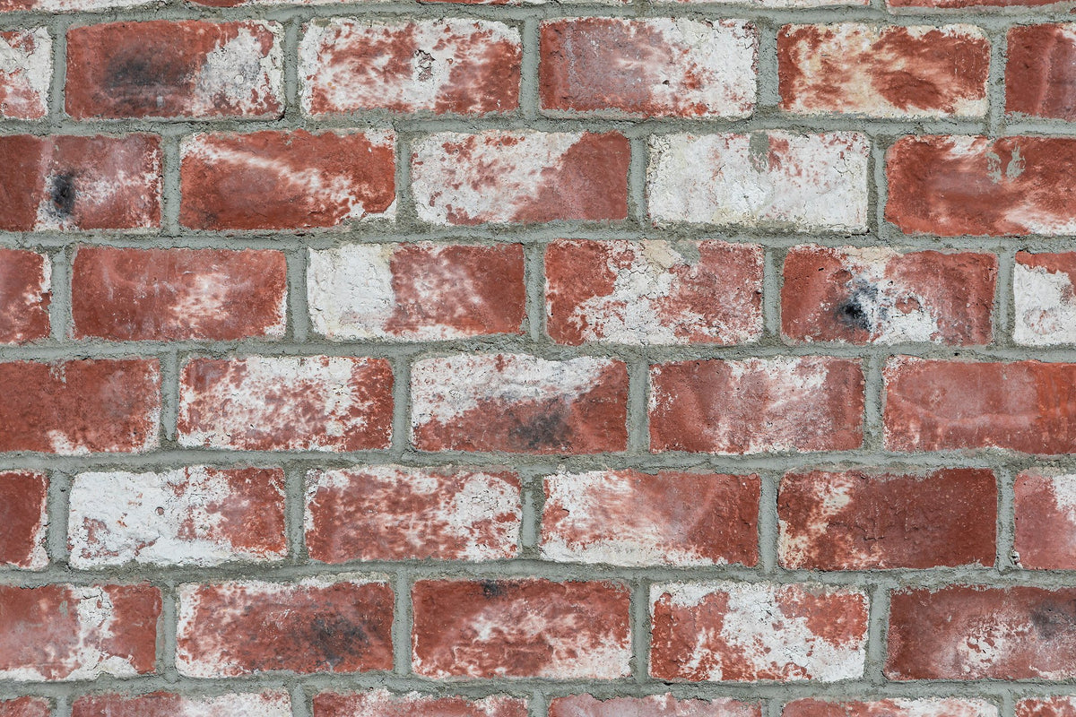 Antik Brick in Used Red up close