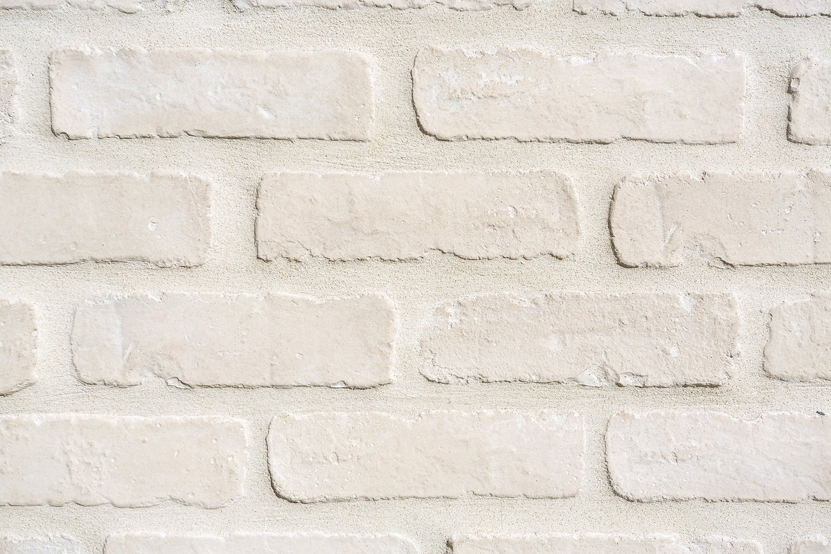 Tumbled brick face detail