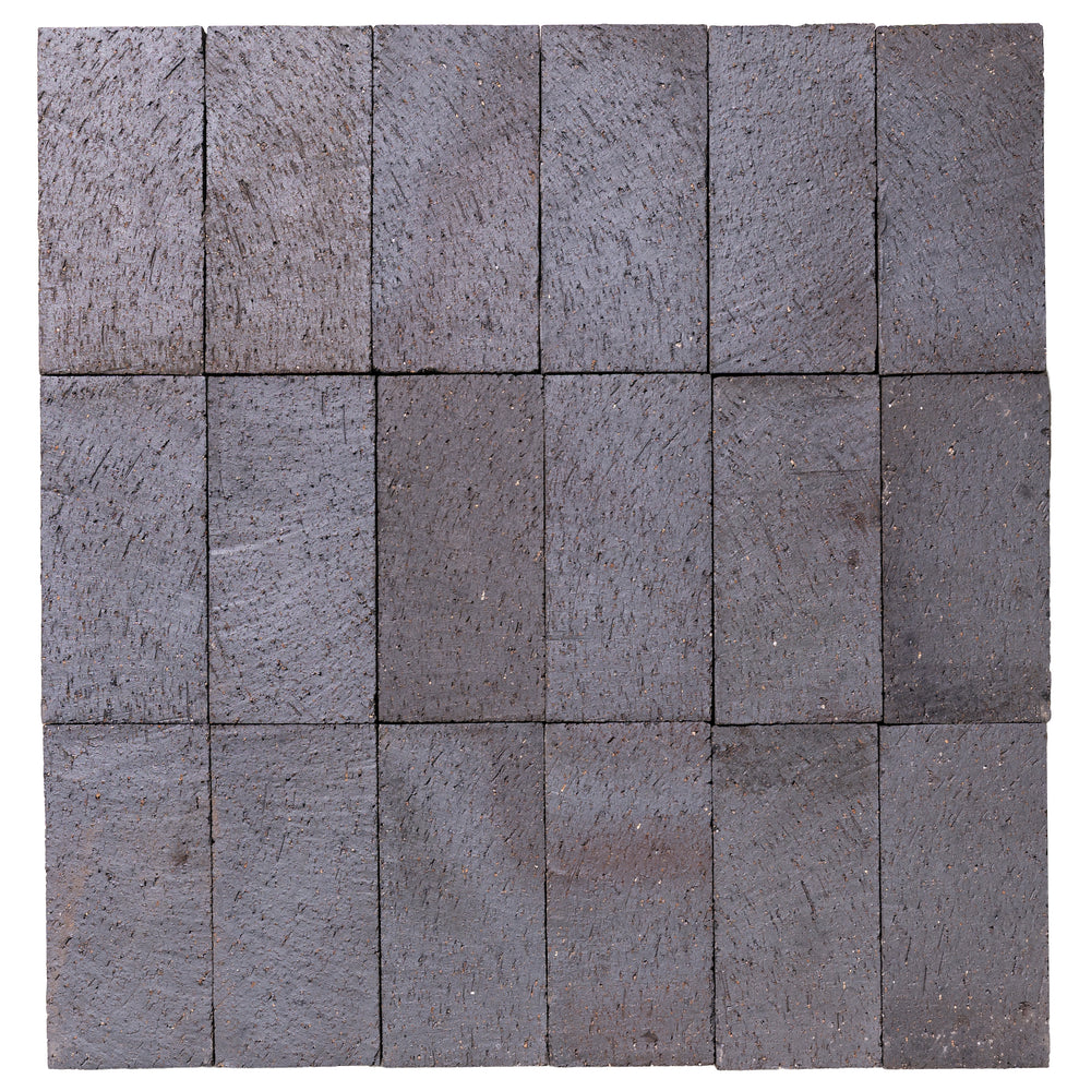 Catalina brick pavers in Dark Ironspot laid up in Stack bond