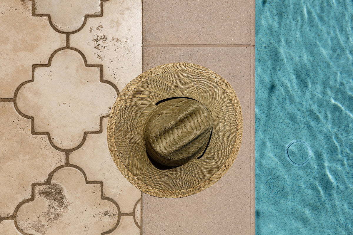 Arabesque deck meeting the pool