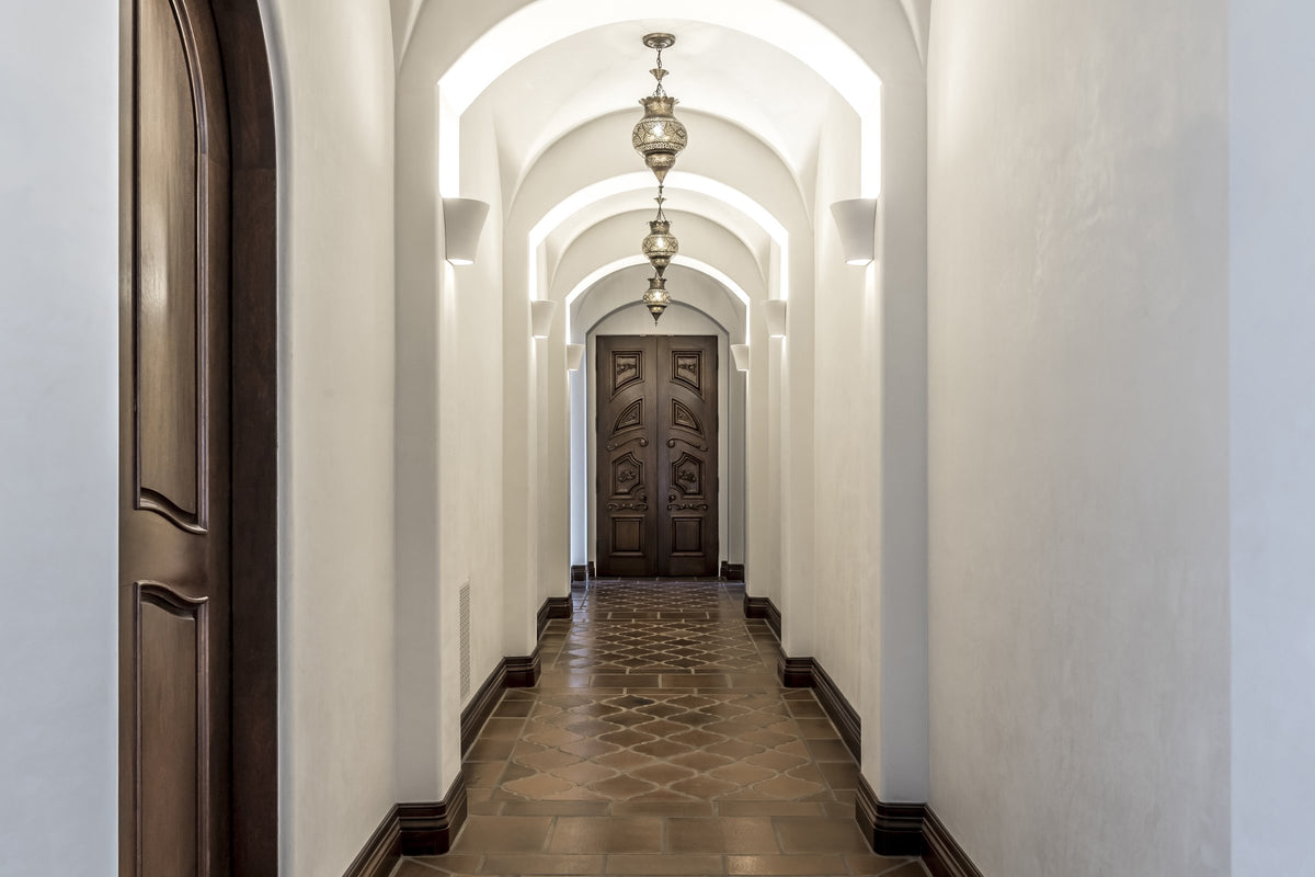Vaulted hallway
