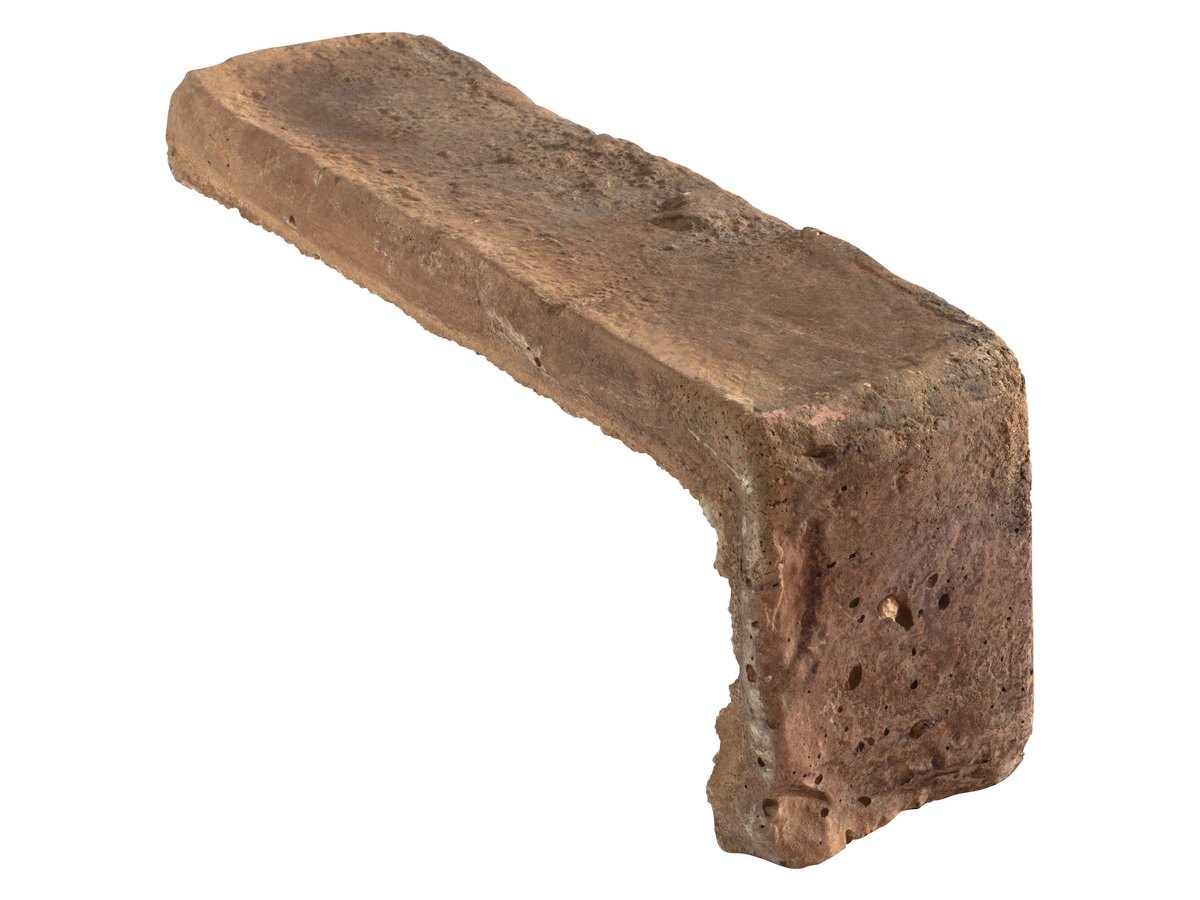 Bastogne corner piece in Tuscan Mustard, 2 by 8
