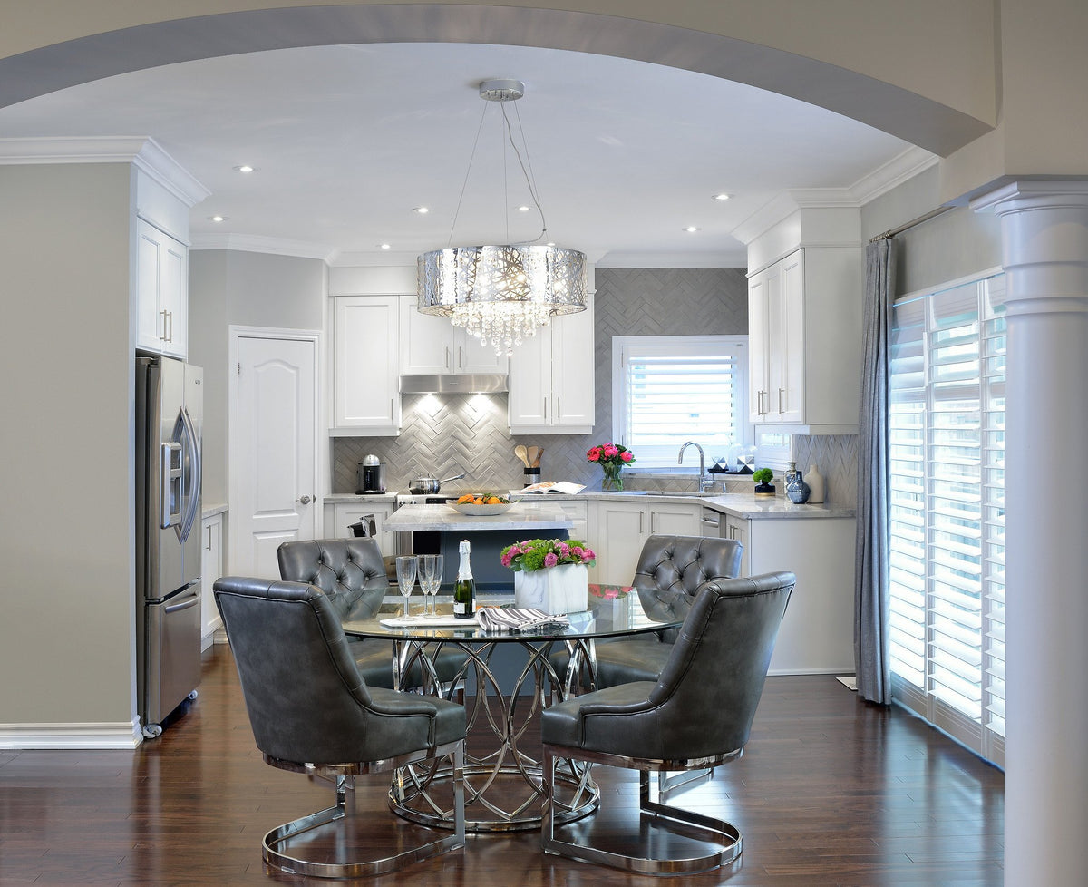 Kitchen seen from the dining area