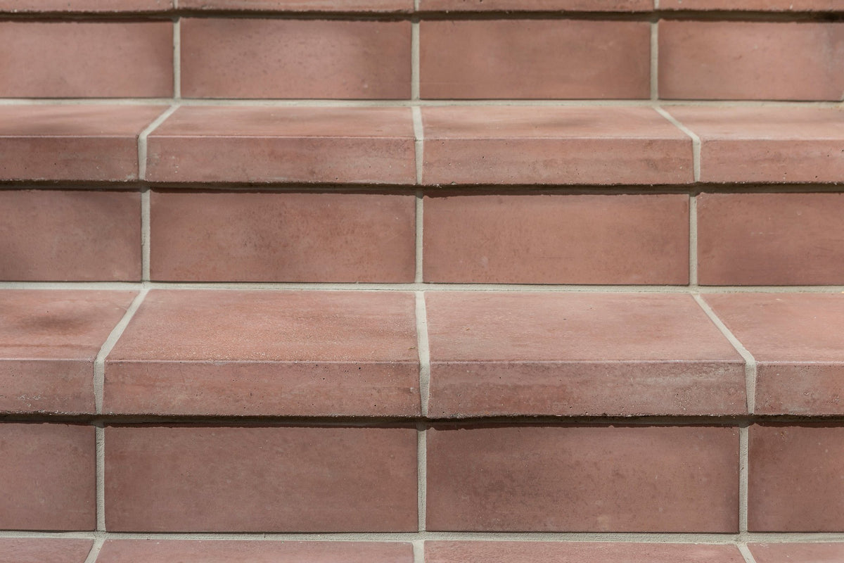 Roman stair treads in Cotto Dark