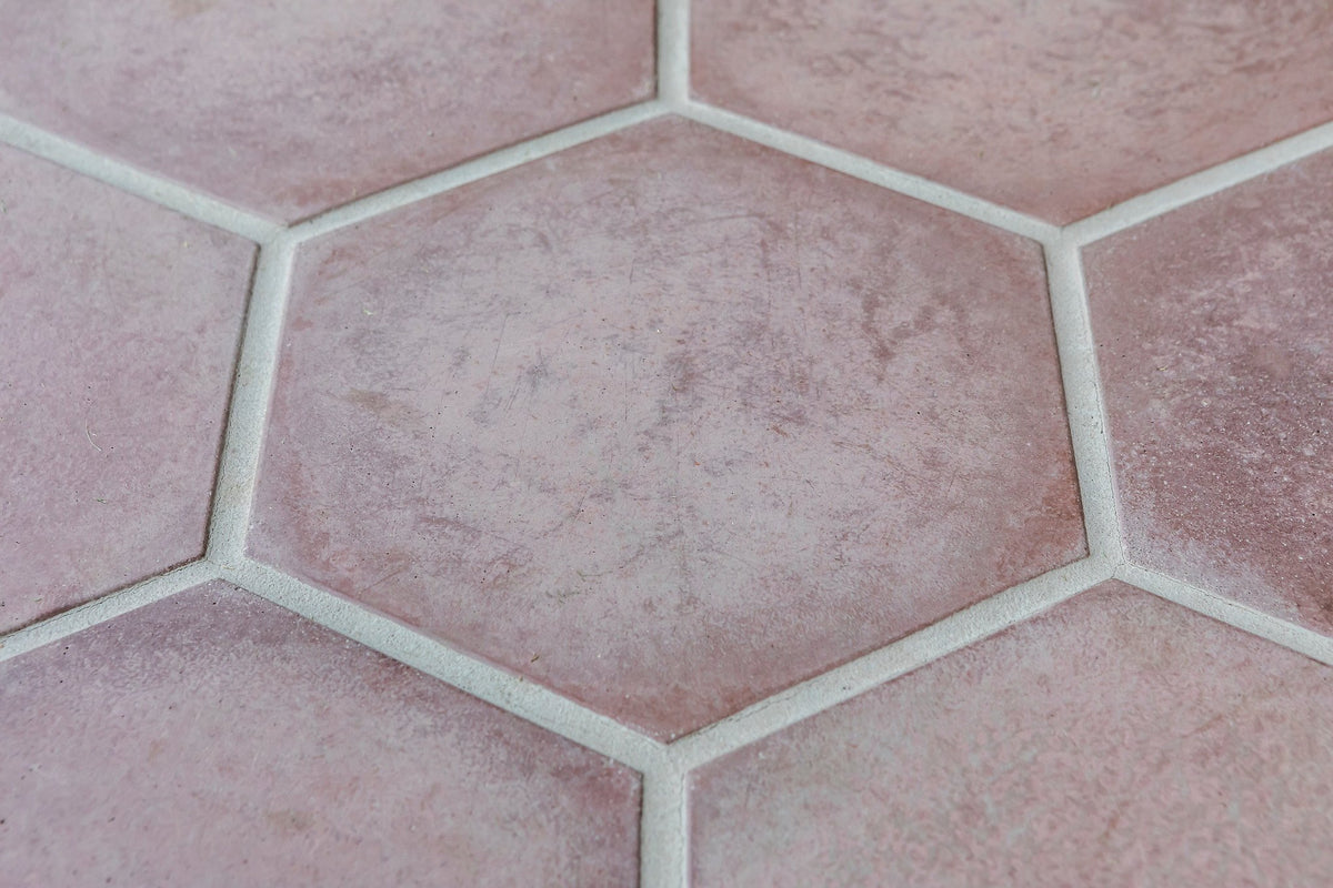 Close-up of a single hexagon