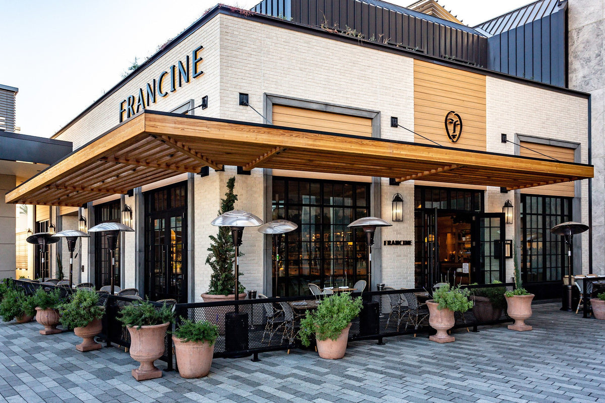 Francine facade in Early Gray thin brick