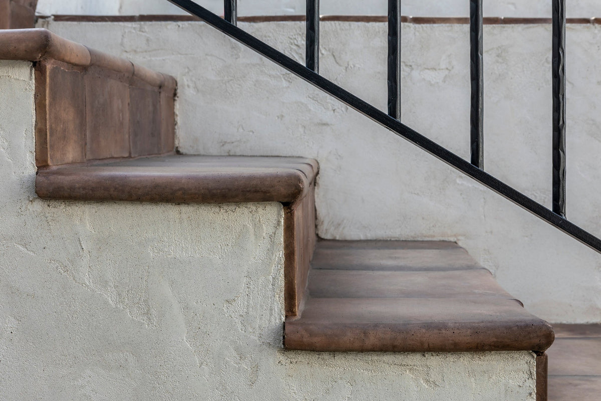 Stair tread and riser detail