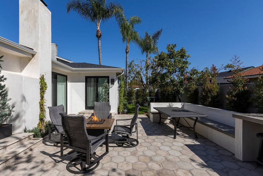 Hexagon Patio and Front Entry