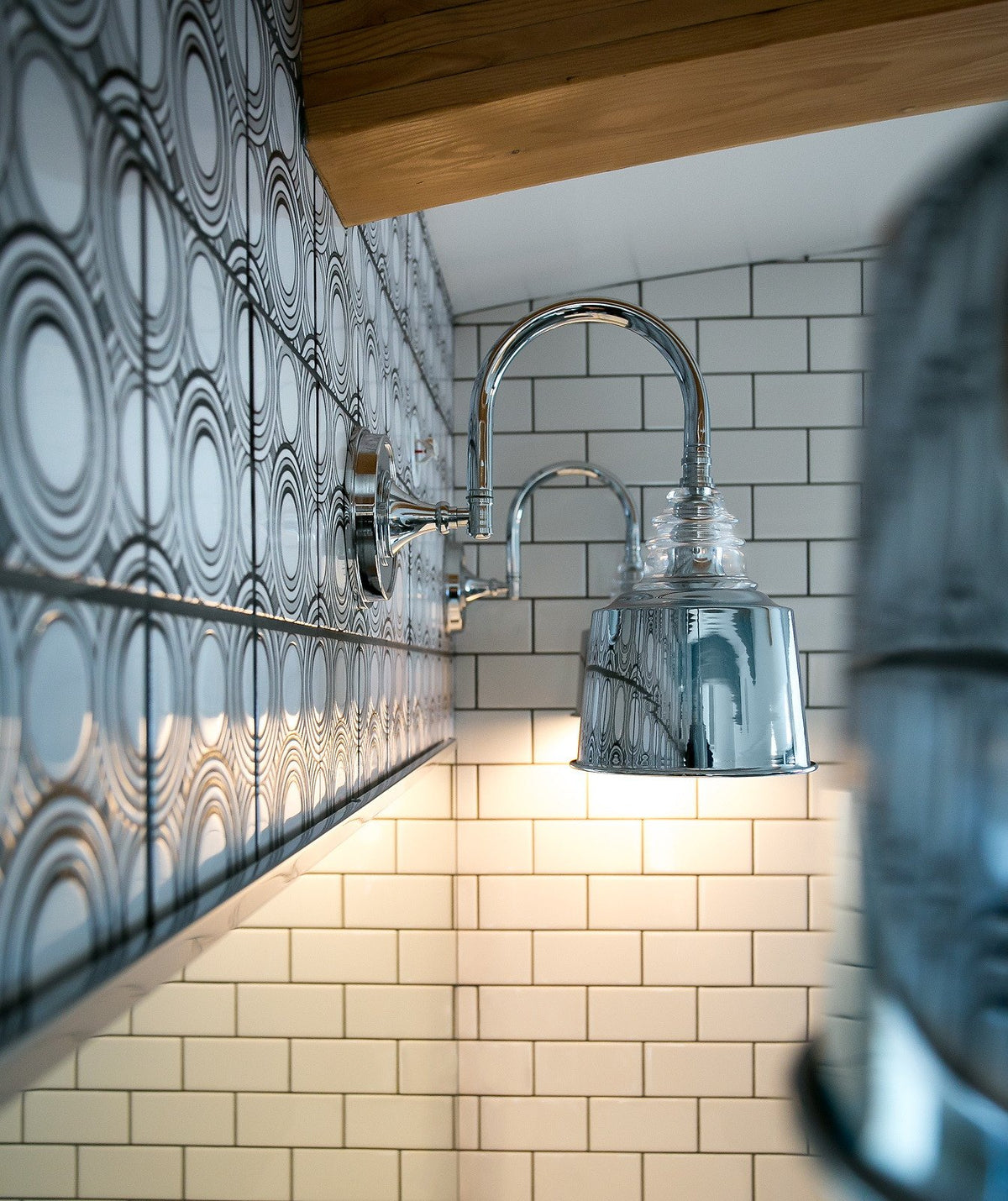 Sconces over the Rings tile band
