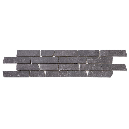 Italian Porcelain 10 Murotto 6x24 Nero