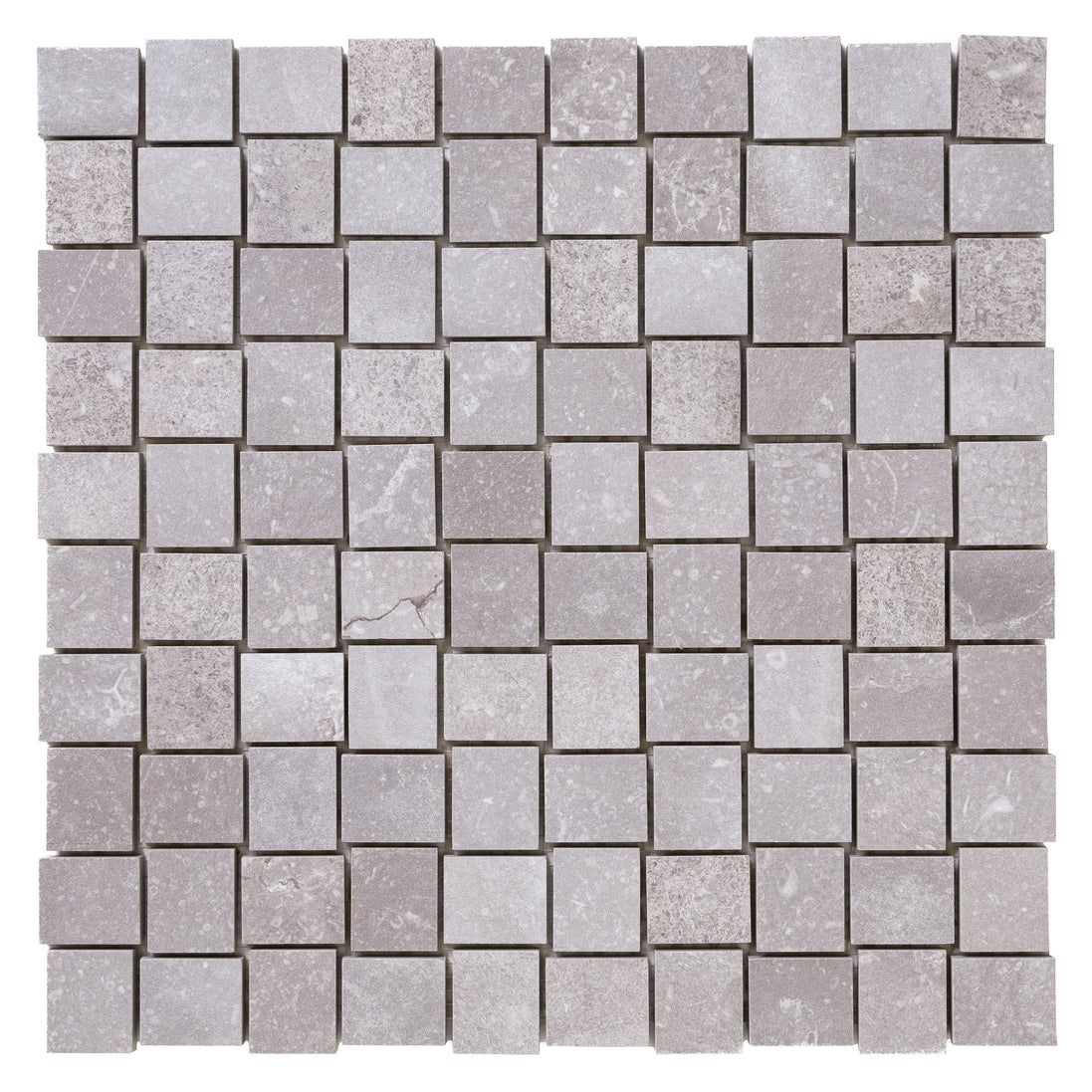 Italian Porcelain 10 Trama Mosaic 12x12 Grigio