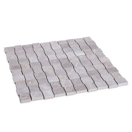 Italian Porcelain 10 Trama Mosaic 12x12 Grigio