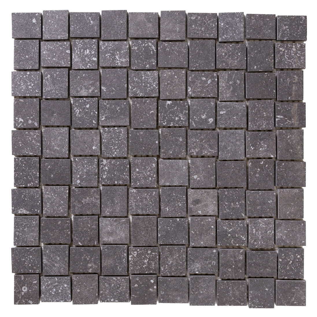 Italian Porcelain 10 Trama Mosaic 12x12 Nero
