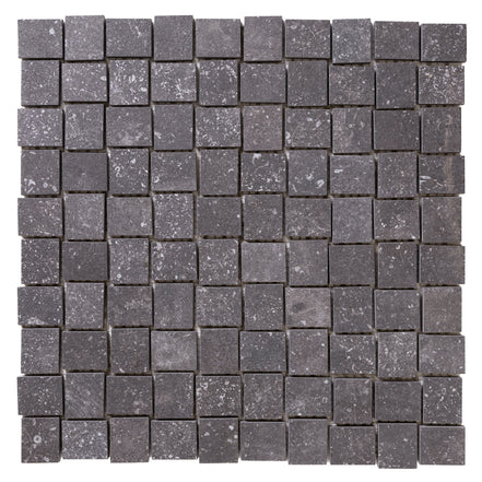 Italian Porcelain 10 Trama Mosaic 12x12 Nero