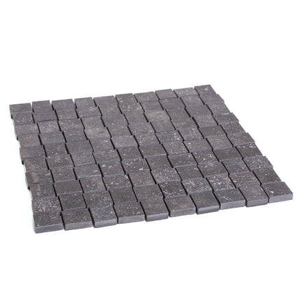 Italian Porcelain 10 Trama Mosaic 12x12 Nero
