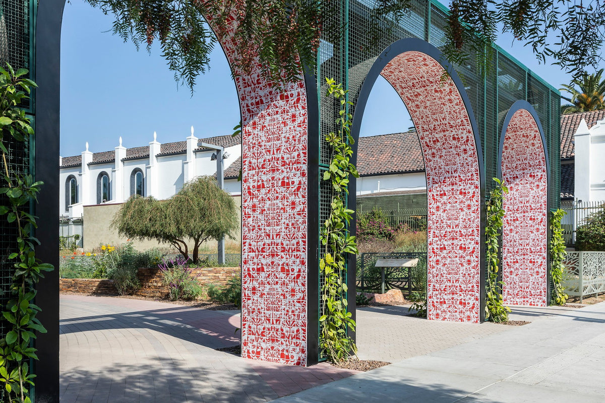 Arches with climbing vines