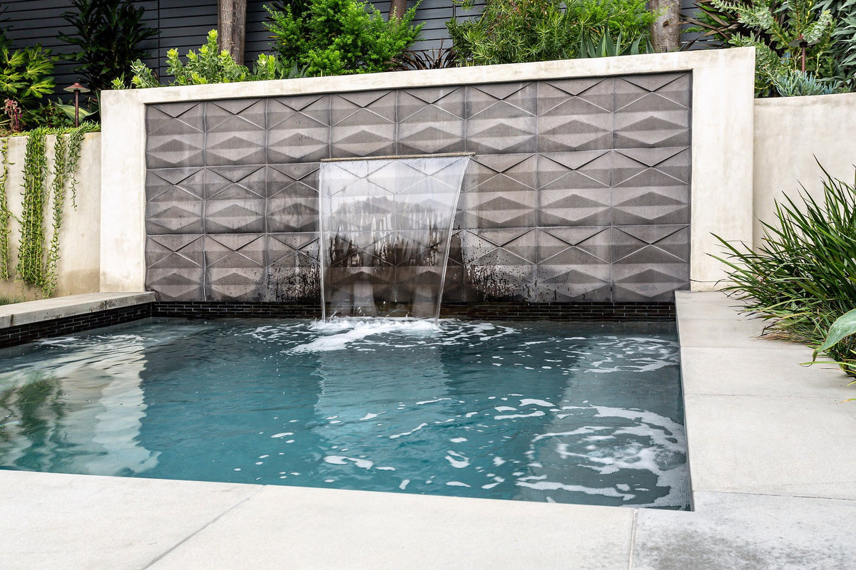 Spa with Compton tile feature wall