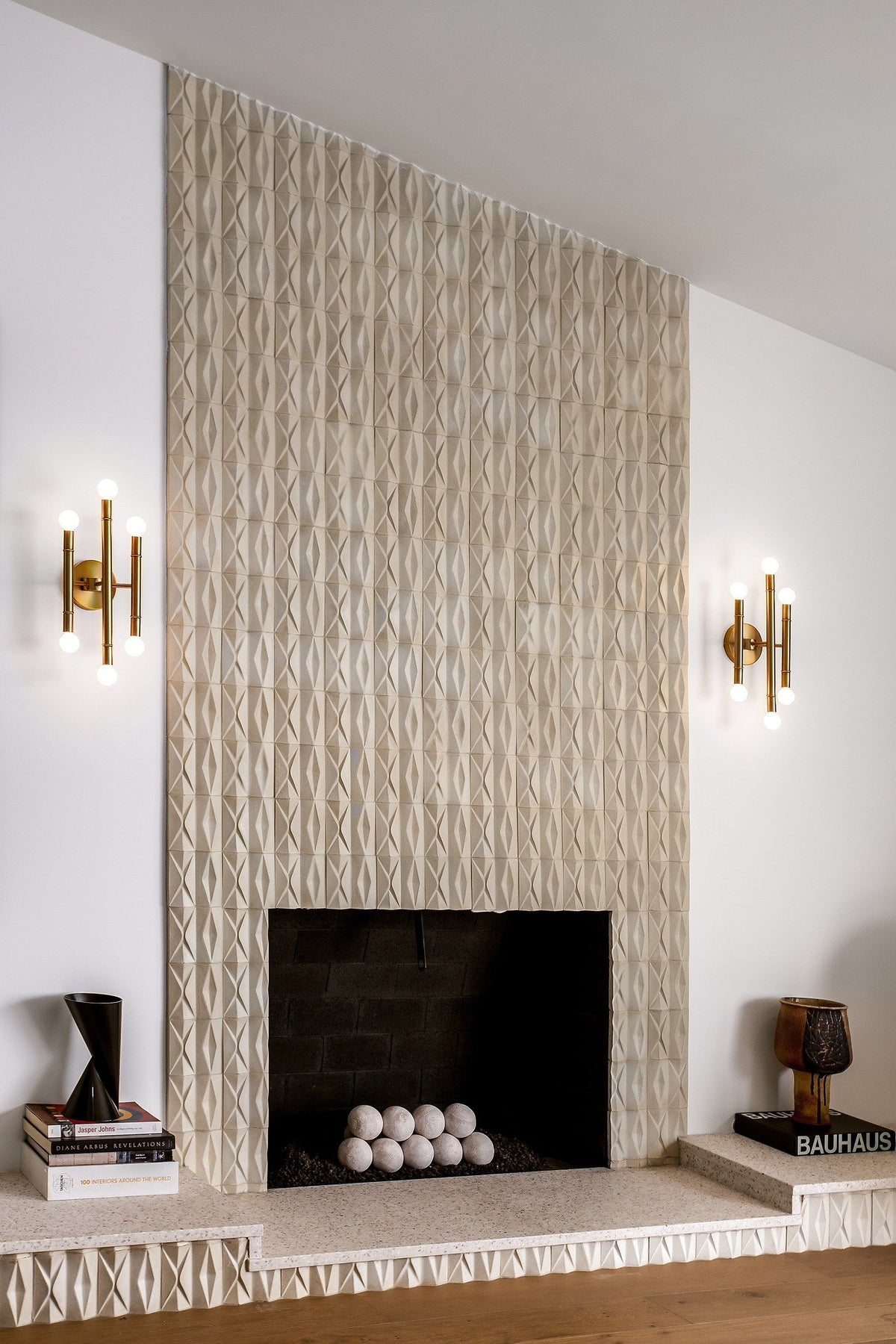 Full-height Compton fireplace