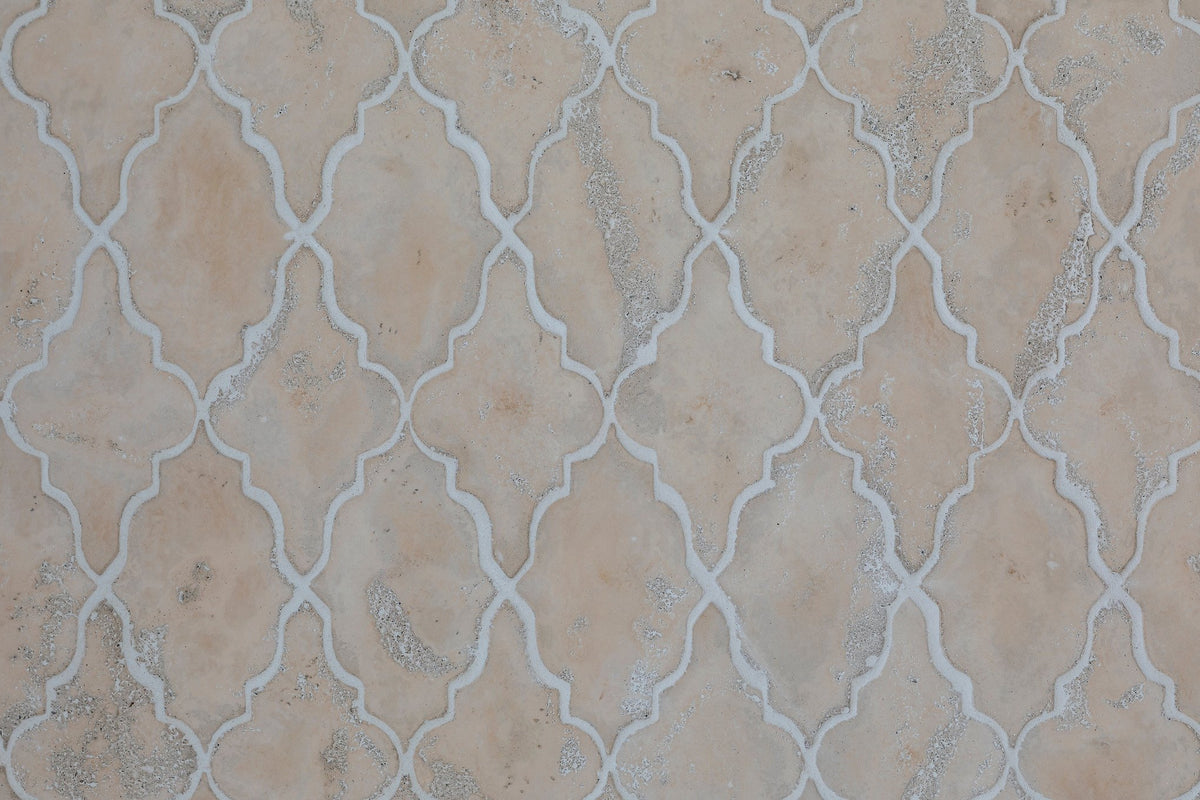 Arabesque 12 in Hacienda Limestone