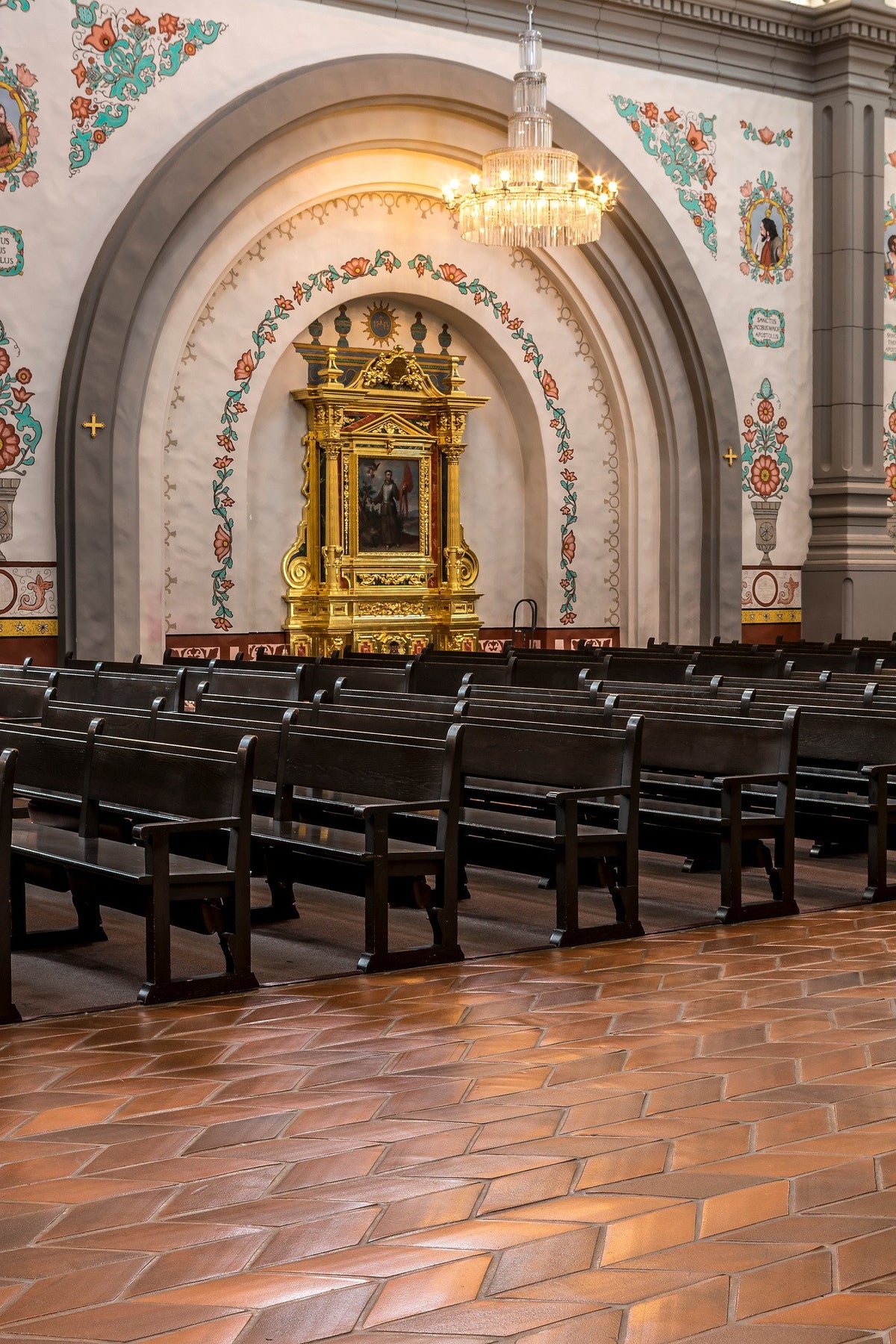 Side altar beside the pews
