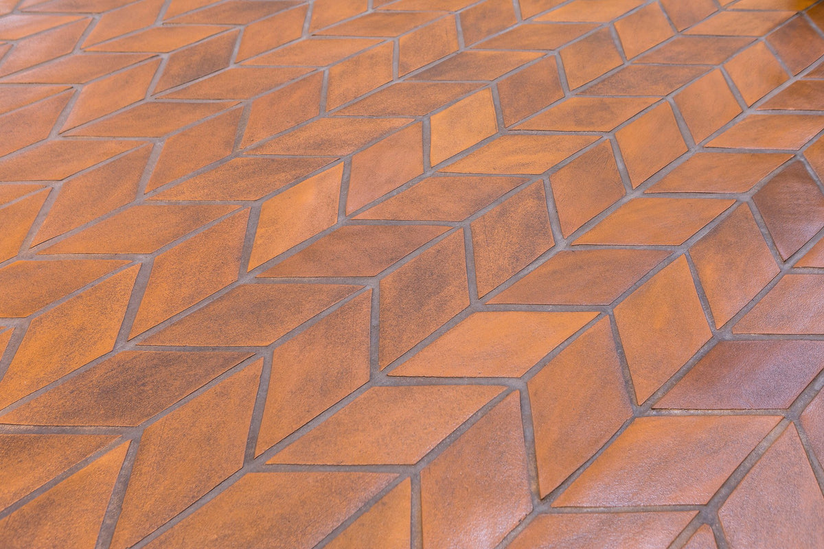 Glaze variation across the floor