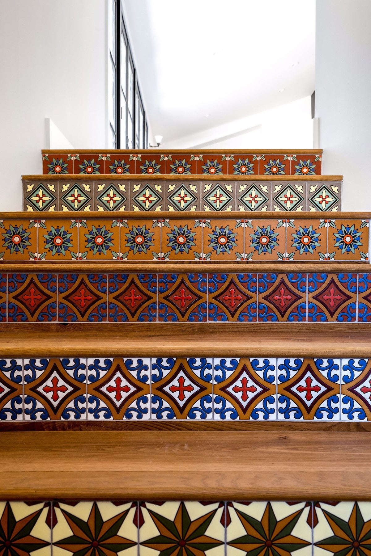Deco riser patterns up close