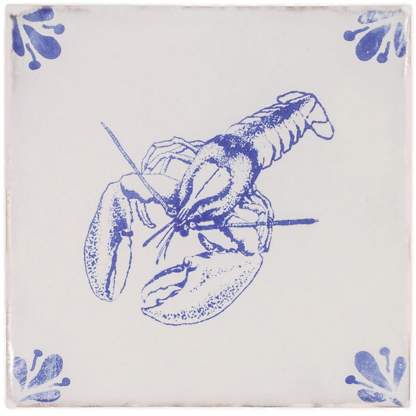 Peninsula 6x6 PD-LOBSTER, the drawing on one tile