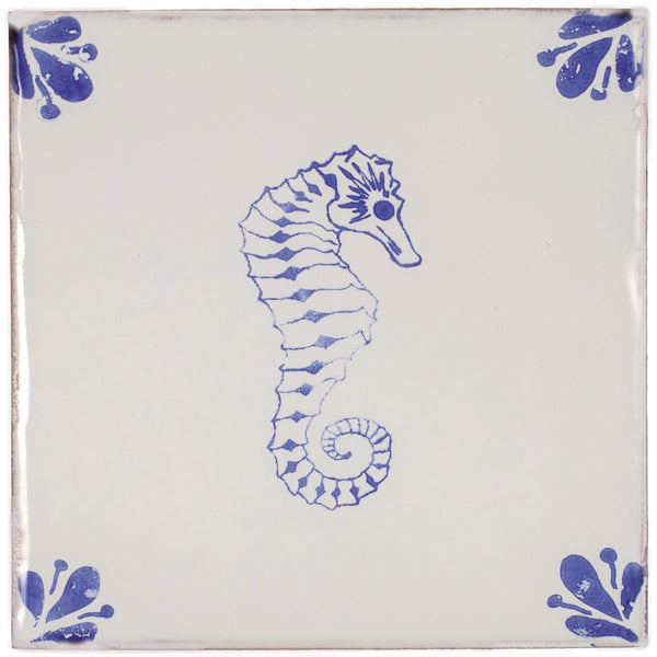 Peninsula 6x6 PD-SEAHORSE, the drawing on one tile