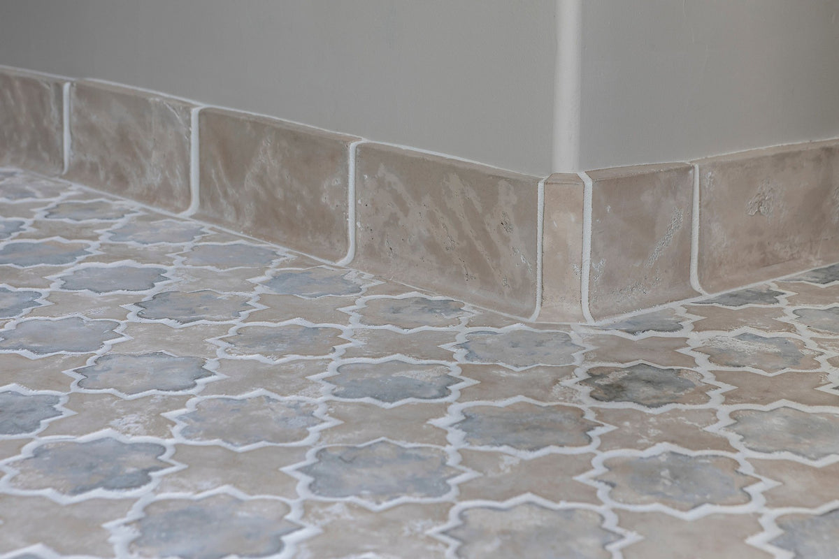 Base trim along the 8C floor