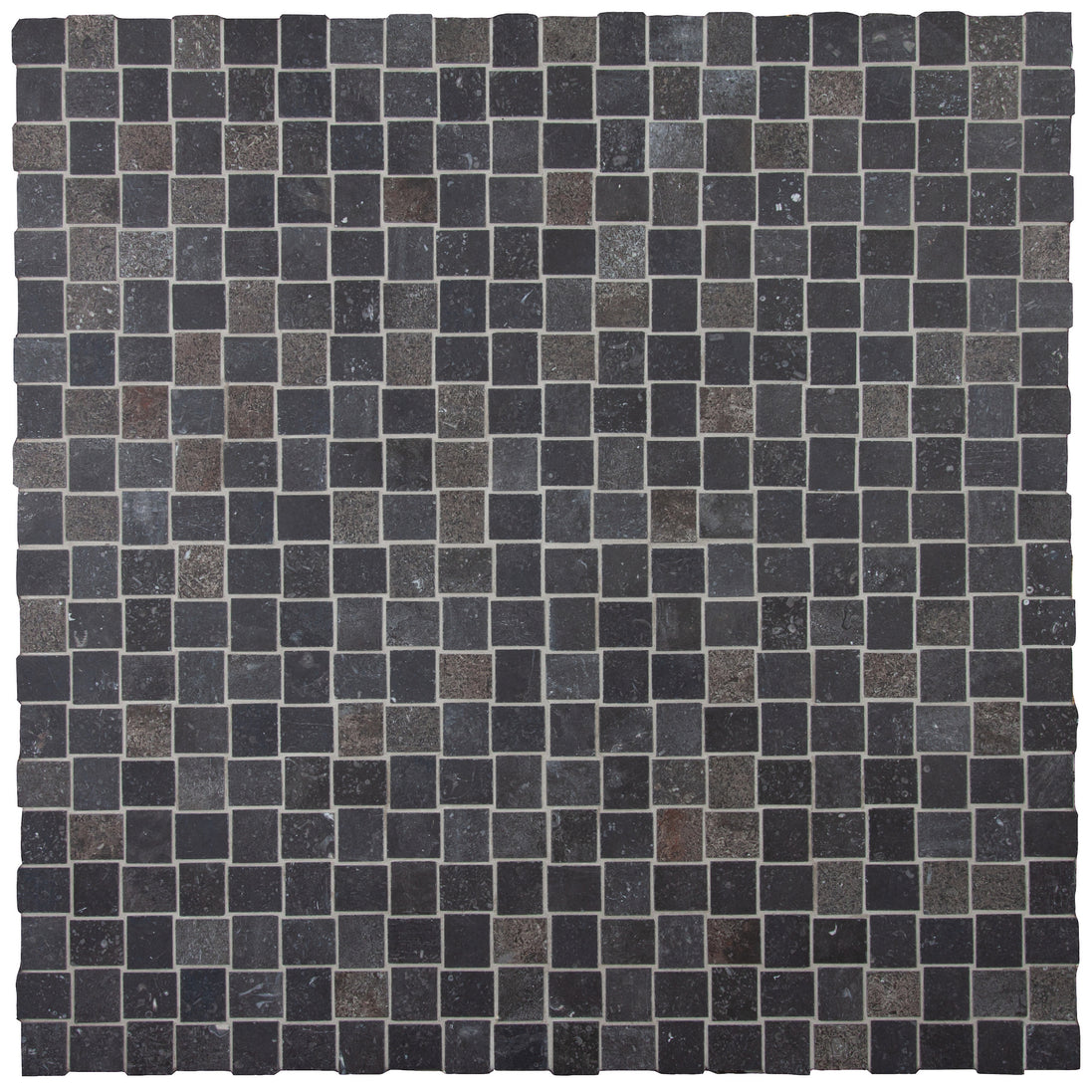Italian Porcelain 10 Trama Mosaic 12x12 Nero